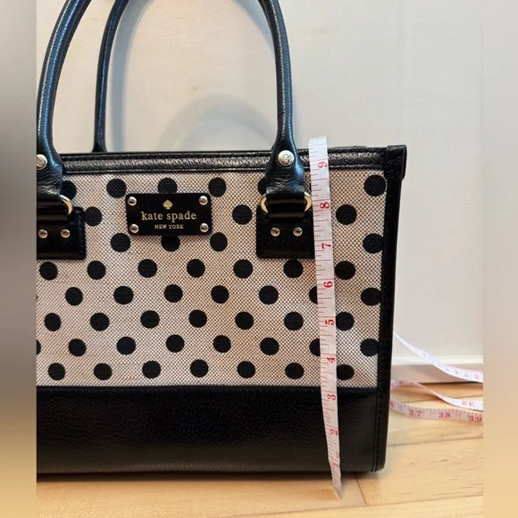 Kate Spade Polka Dot Tote Bag - Like New - Picture 8 of 9